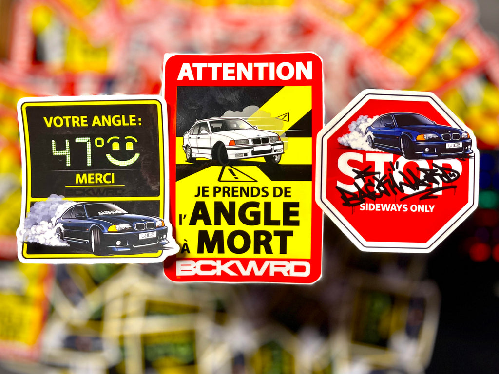PACK de stickers BACKWARD