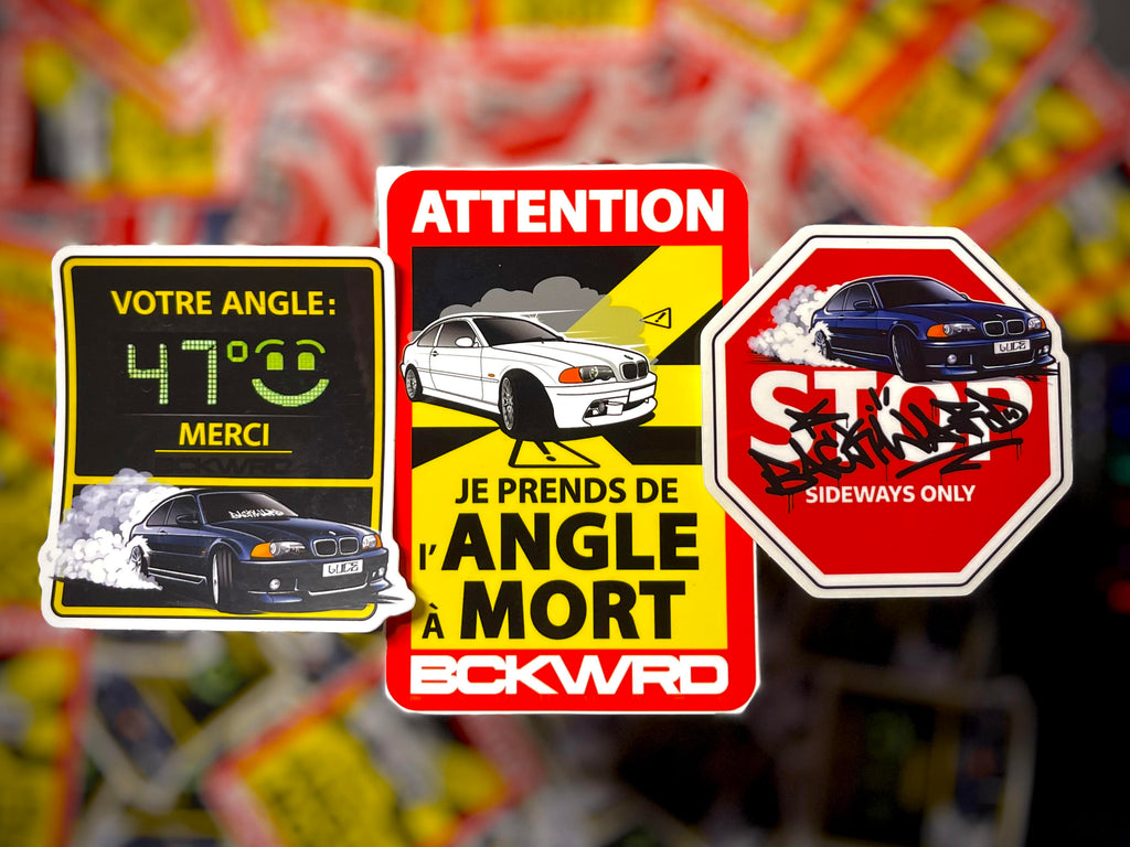 PACK de stickers BACKWARD